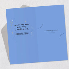 Wishing You Success Money Holder Graduation Card