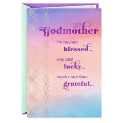 Beyond Blessed Birthday Card for Godmother