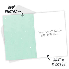 Peace, Love, Joy Custom Holiday Card