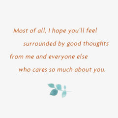 Wishing You Peace and Healing Sympathy Card