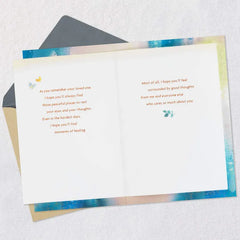 Wishing You Peace and Healing Sympathy Card