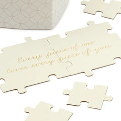 Wedding Reception Guest Book Autograph Puzzle