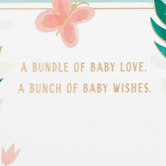 Welcome Baby Jungle Animals 3D Pop-Up New Baby Card