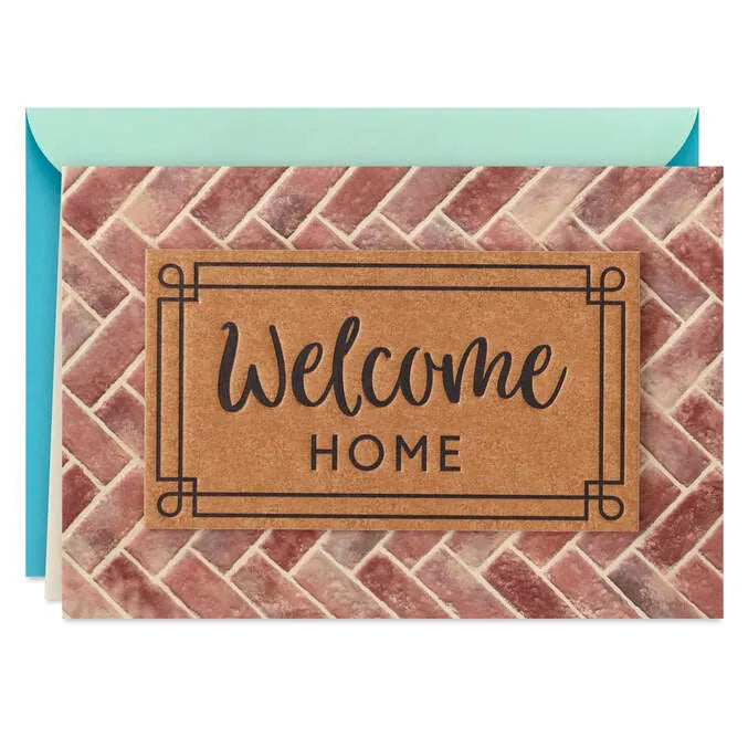 Welcome Mat New Home Card