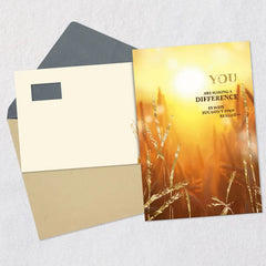You Are Making a Difference Religious Clergy Appreciation Card