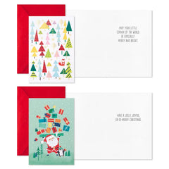 Whimsical Assortment Boxed Christmas Cards, Pack of 24