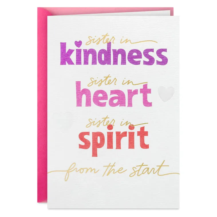 Kindness, Heart and Spirit Birthday Card for Sister-in-Law