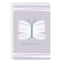 Butterfly Love and Strength Custom Thinking of You Card