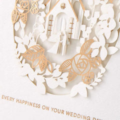 Every Happiness and Blessing Wedding Card for Couple