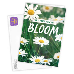 It's Your Time to Bloom Custom Encouragement Card