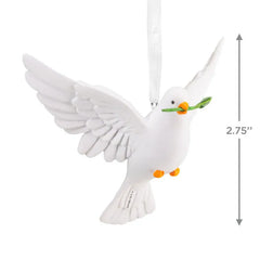 White Dove Hallmark Ornament