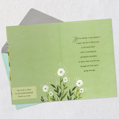 My Heart Grieves With You Religious Sympathy Card for Loss of Baby