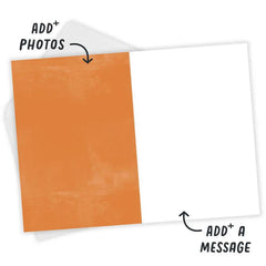 White Frame Custom Thanksgiving Card