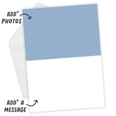 White Frame Horizontal Custom Mother's Day Card
