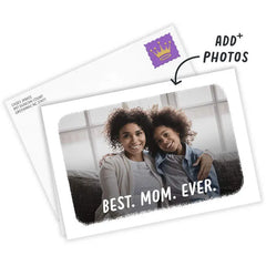 White Frame Best Horizontal Custom Card