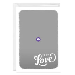 To My Love Romantic Custom Love Card