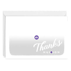 White Frame Horizontal Custom Thank-You Card