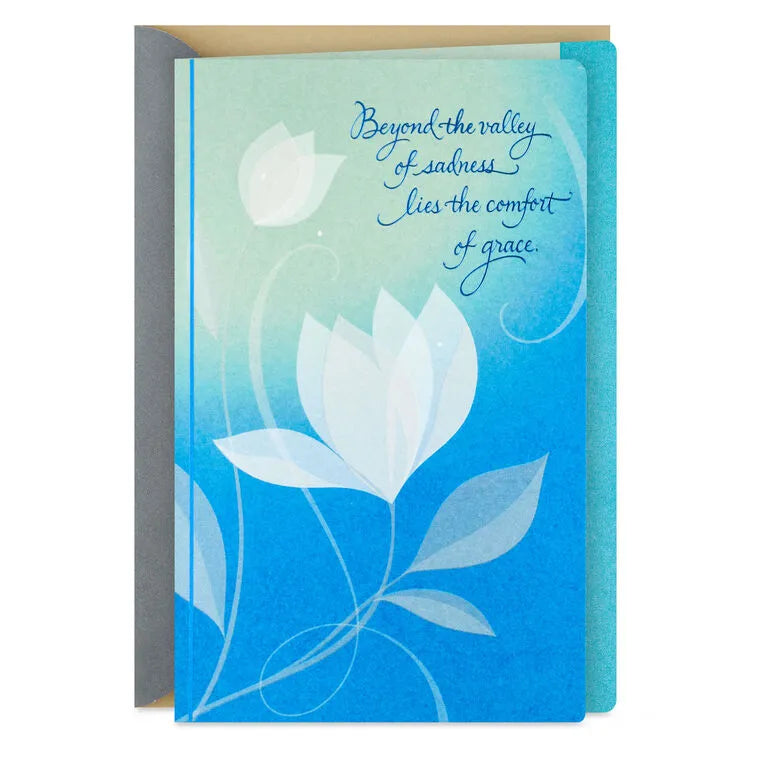 Prayers, Love and the Comfort of Grace Sympathy Card
