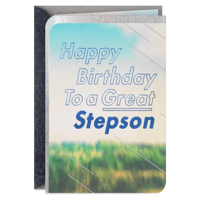 Whole Lot of Love Birthday Card for Stepson