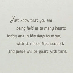 Hope, Comfort and Peace Sympathy Card
