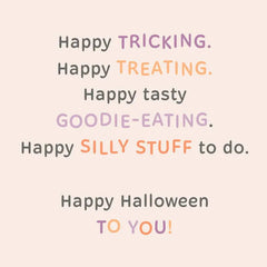 Disney Winnie the Pooh Happy Tricking and Treating Halloween Card for Granddaughter