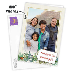 Family Is the Greatest Gift Custom Christmas Card