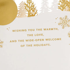 Winter Wonderland Musical 3D Pop-Up Holiday Card With Light