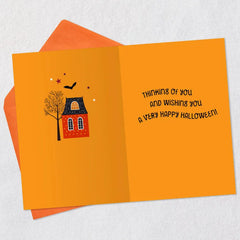 Witching You Weren't So Far Away Across the Miles Halloween Card