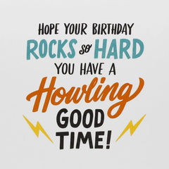 Hope It Rocks Birthday Card for Kids