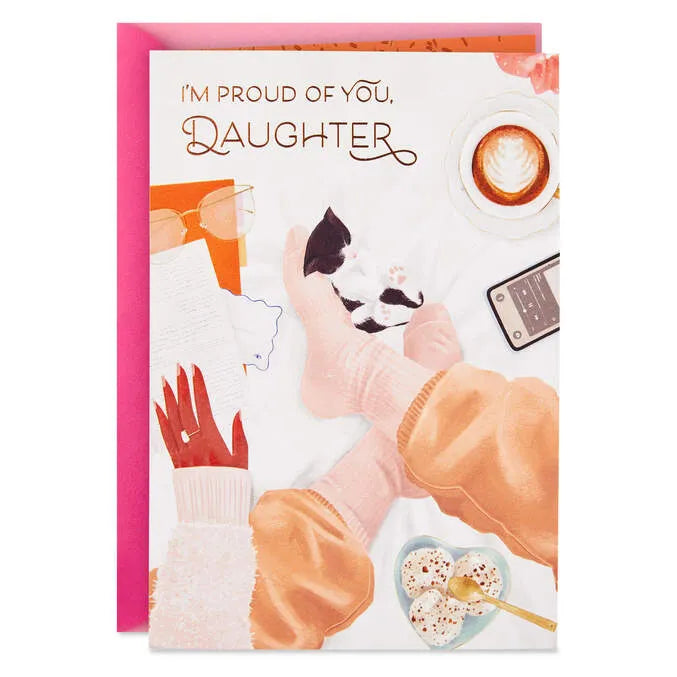I'm Proud of You, Daughter Birthday Card