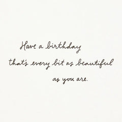Simply Gorgeous Fashionable Ensemble Birthday Card for Her