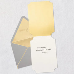 Simply Gorgeous Fashionable Ensemble Birthday Card for Her