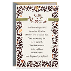 We've Been Through So Much Anniversary Card for Husband