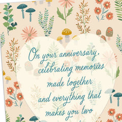 Happiness Ahead Anniversary Card for Sister and Her Love