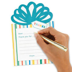 Wrapped Gift Prompted Flat Thank-You Cards, Pack of 10