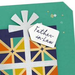 You're a Gift to Our Family Birthday Card for Father-in-Law