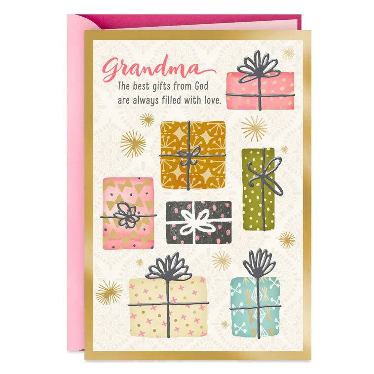You Are a Gift From God Religious Birthday Card for Grandma