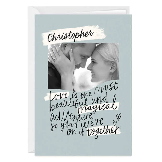 Our Love Is an Adventure Custom Birthday Card