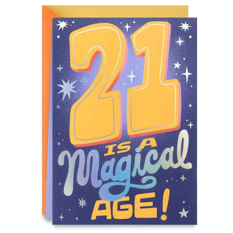 Make Some Drinks Disappear Funny 21st Birthday Card