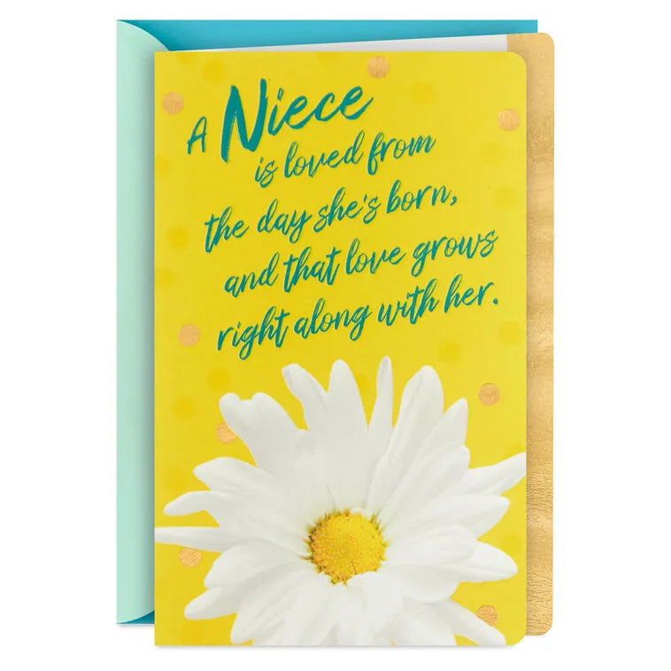 Our Love for You Grows Birthday Card for Niece