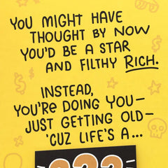 A Poem for Your Birthday Funny Lift-the-Flap Birthday Card