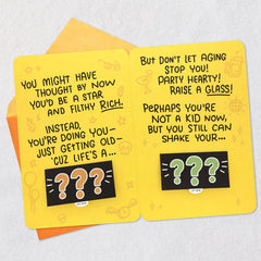 A Poem for Your Birthday Funny Lift-the-Flap Birthday Card