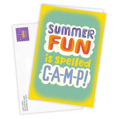 Fun Summer Camp Custom Card