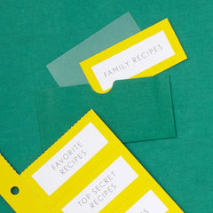 Bright Citrus Customizable Recipe Organizer Book