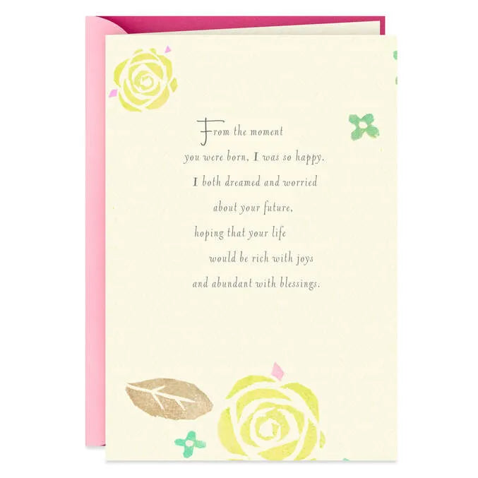 From the Moment You Were Born Birthday Card