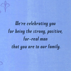 Celebrating the For-Real Man You Are Birthday Card for Brother