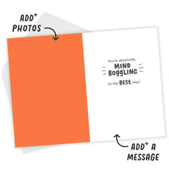 You're Mind Boggling Peeking Cat Custom Card
