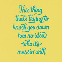 You're Strong as Hell Encouragement Card