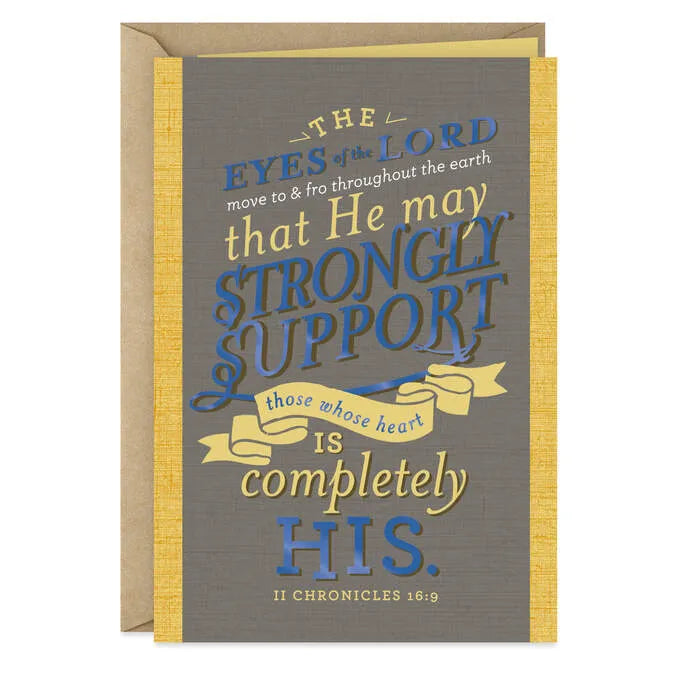 Thanking God for Your Heart Religious Clergy Appreciation Card for Youth Minister