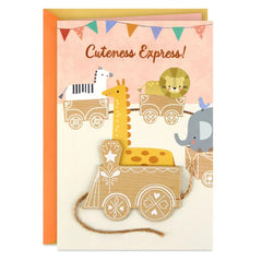 Cuteness Express New Baby Girl Card